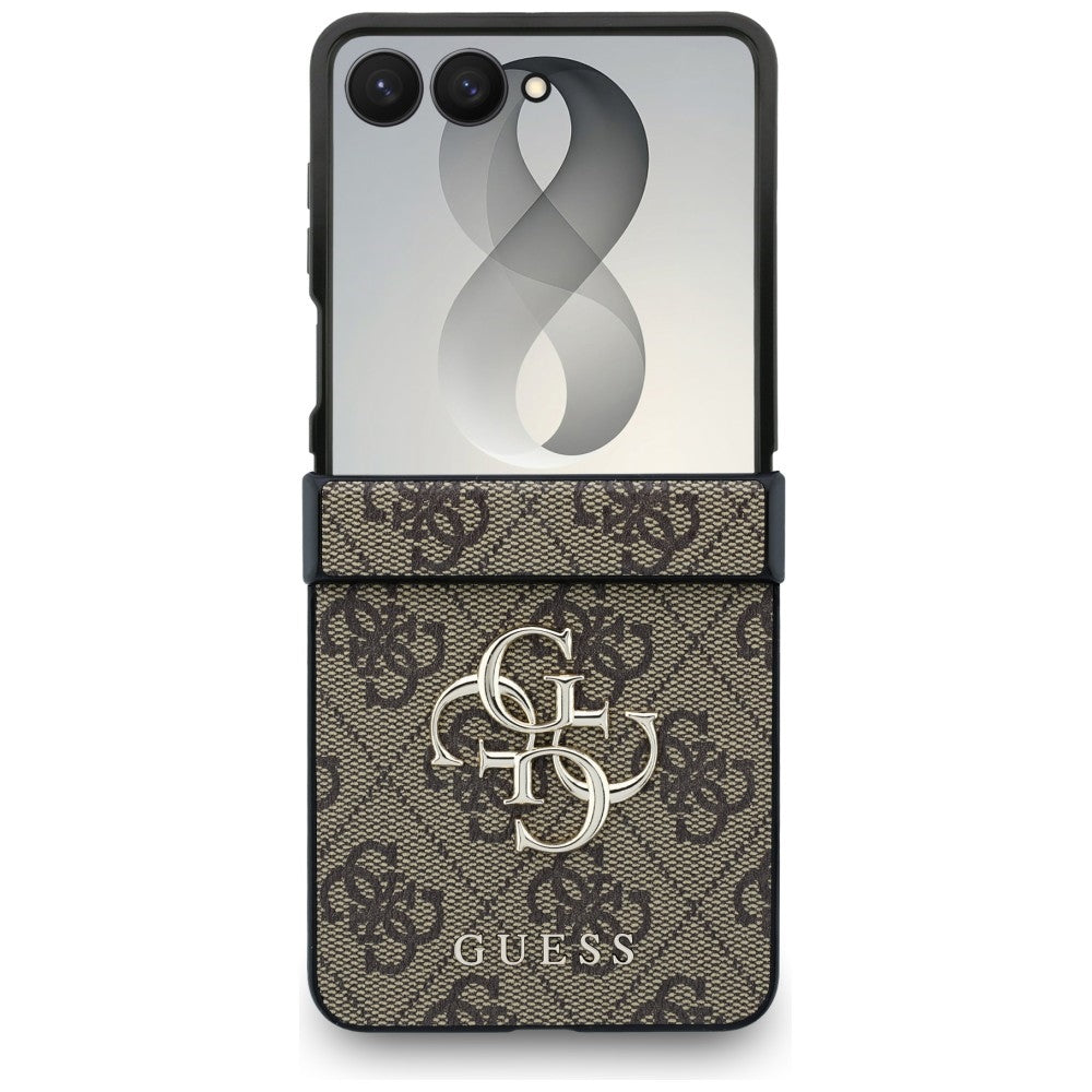 Husă Guess Samsung Galaxy Z Flip8 Hardcase 4G Big Logo, maro – imagine 2