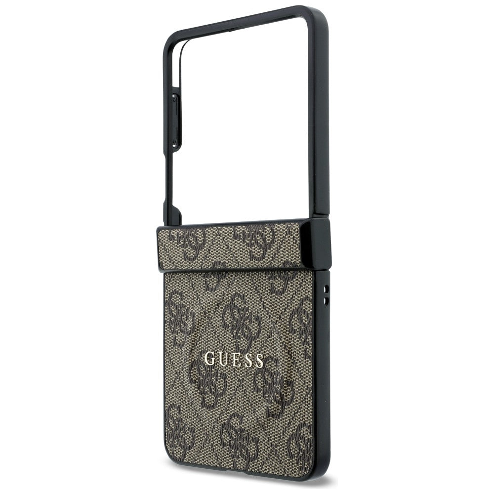 Husă Guess Samsung Galaxy Z Flip8 4G Leather Classic MagSafe, maro – imagine 6
