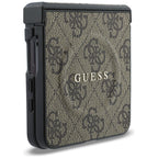 Husă Guess Samsung Galaxy Z Flip8 4G Leather Classic MagSafe, maro – imagine 1
