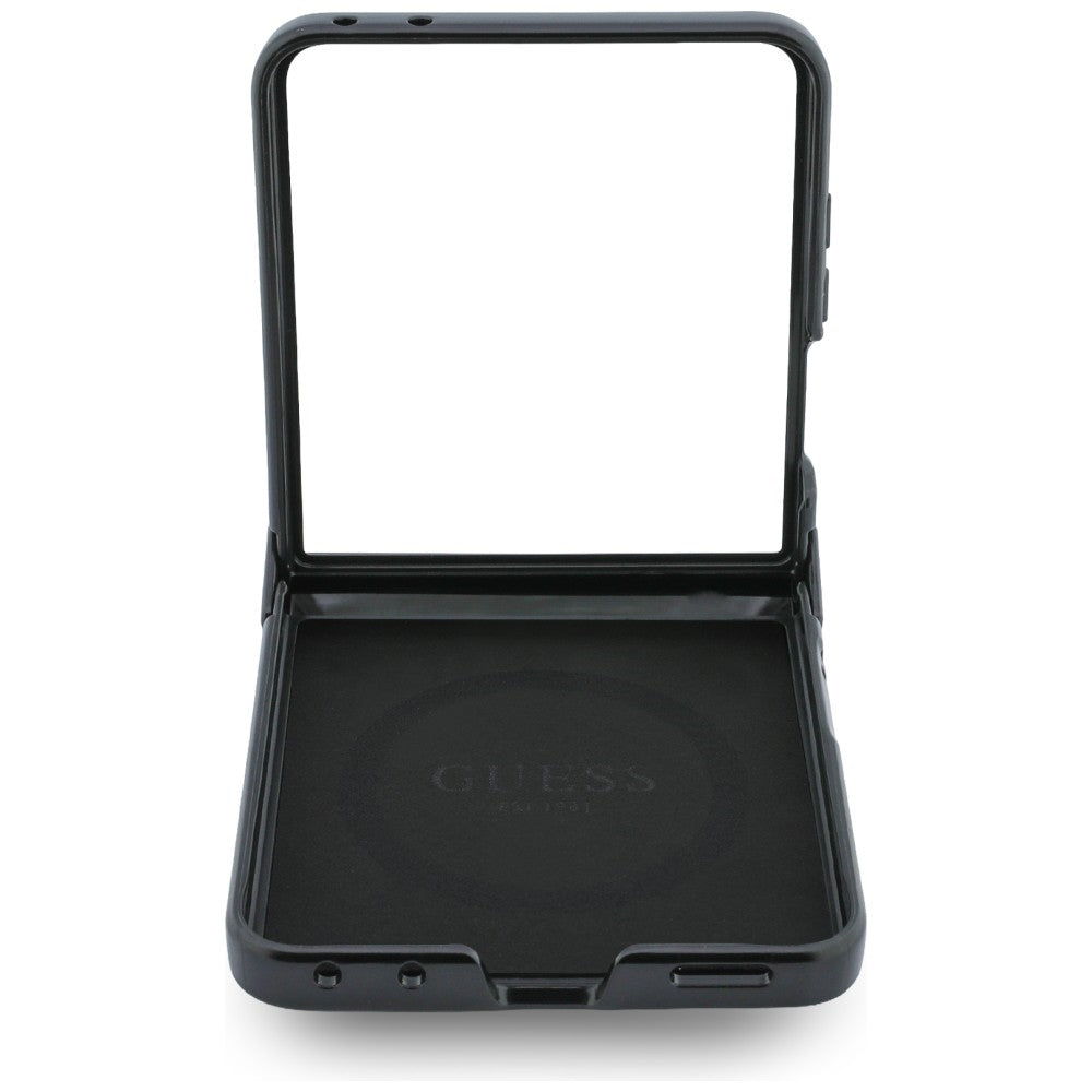Husă Guess Samsung Galaxy Z Flip8 4G Leather Classic MagSafe, maro – imagine 4