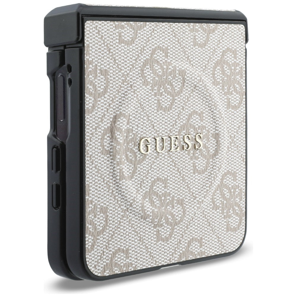 Husă Guess Samsung Galaxy Z Flip8 4G Leather Classic MagSafe, roz – imagine 5