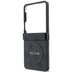 Husă Guess Samsung Galaxy Z Flip8 4G Leather Classic MagSafe, negru – imagine 2