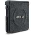 Husă Guess Samsung Galaxy Z Flip8 4G Leather Classic MagSafe, negru – imagine 1