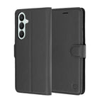 Husă portofel Techsuit Leather Folio Galaxy S26 FE / S25 FE – Negru – imagine 1