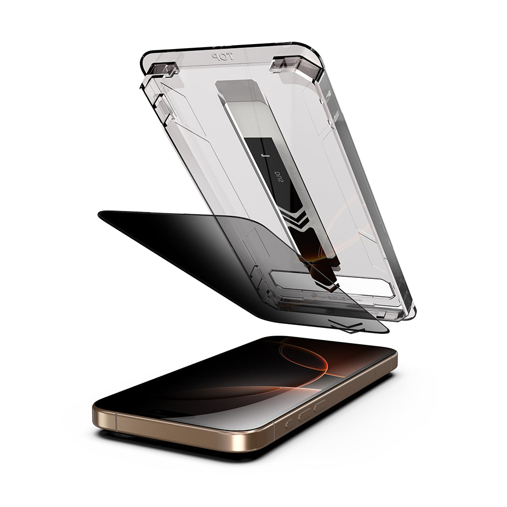 Folie privacy Techsuit TitanGlass iPhone 18 Pro Max, 9H – imagine 4