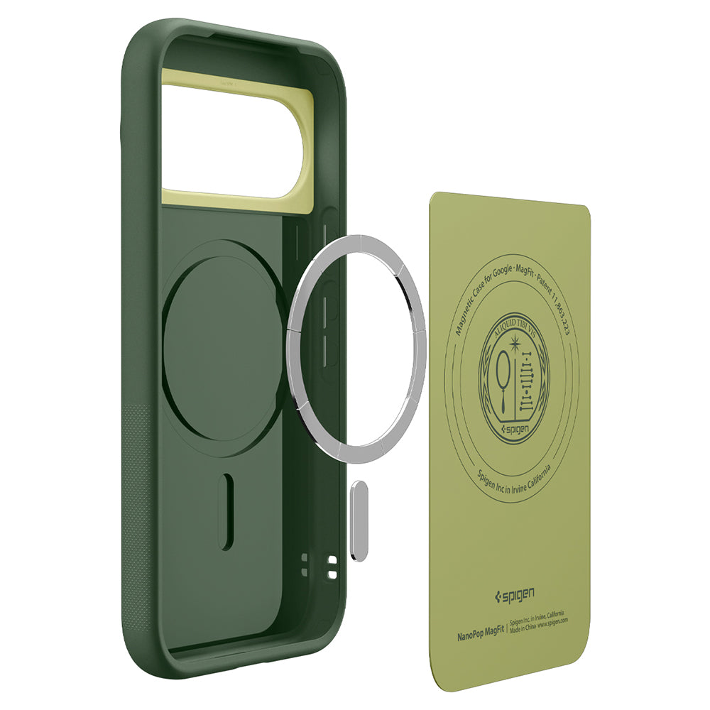 Husă Caseology Nano Pop MagFit Pixel 11 – Verde (Avo Green) – imagine 20