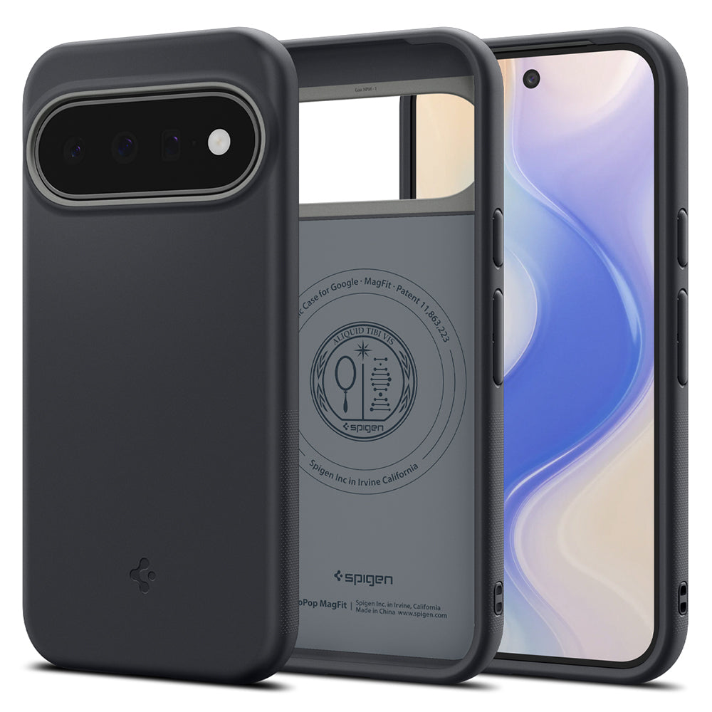 Husă Caseology Nano Pop MagFit Pixel 11 – Negru (Black Sesame) – imagine 1