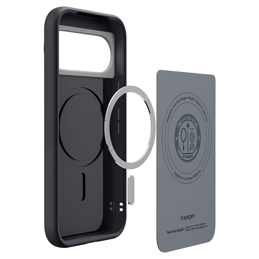 Husă Caseology Nano Pop MagFit Pixel 11 – Negru (Black Sesame) – imagine 6