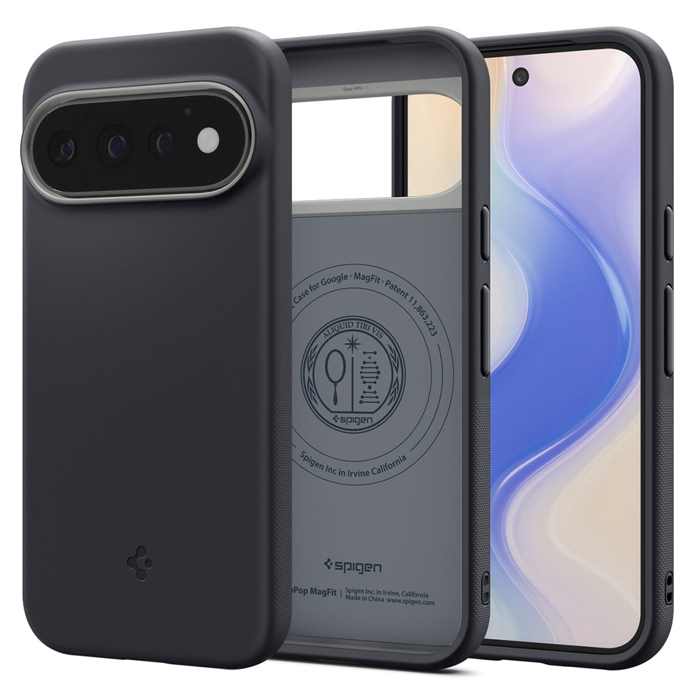 Husă Caseology Nano Pop MagFit Pixel 11 Pro – Negru (Black Sesame) – imagine 1