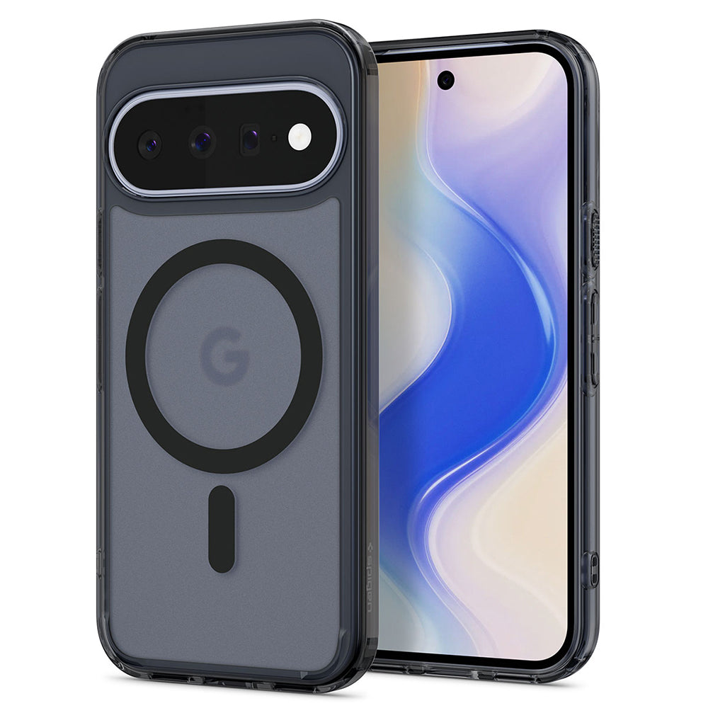Husă Spigen Ultra Hybrid MagFit Pixel 11 – Negru mat translucid (Frost Black) – imagine 9