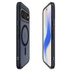 Husă Spigen Ultra Hybrid MagFit Pixel 11 – Negru mat translucid (Frost Black) – imagine 13