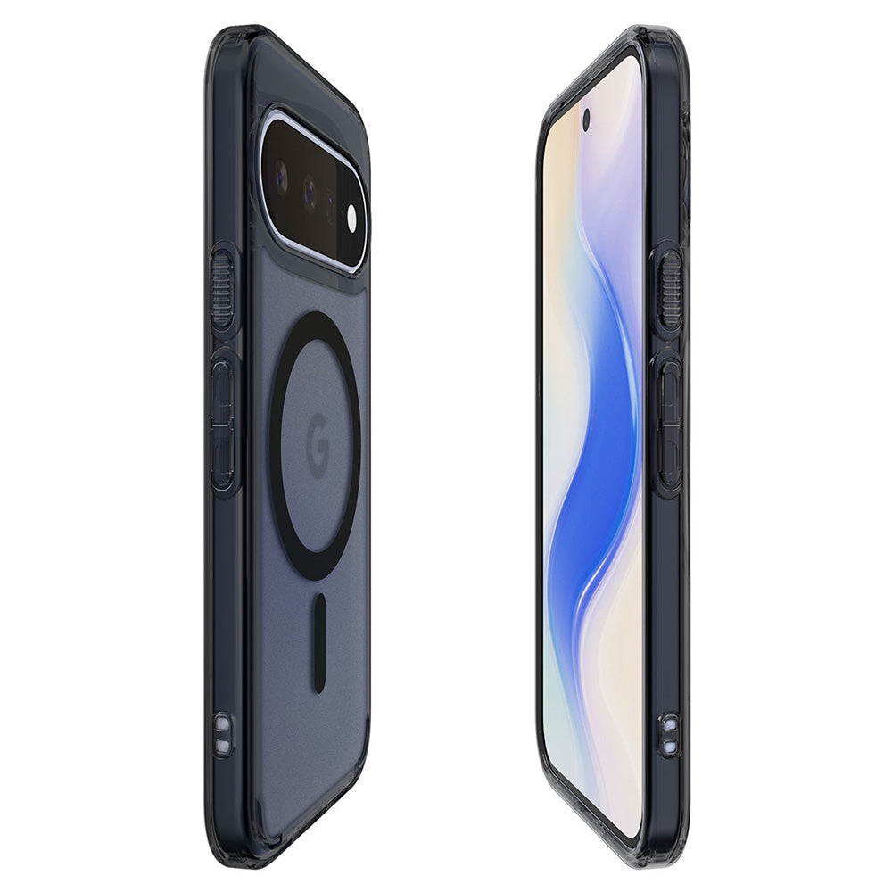 Husă Spigen Ultra Hybrid MagFit Pixel 11 – Negru mat translucid (Frost Black) – imagine 13