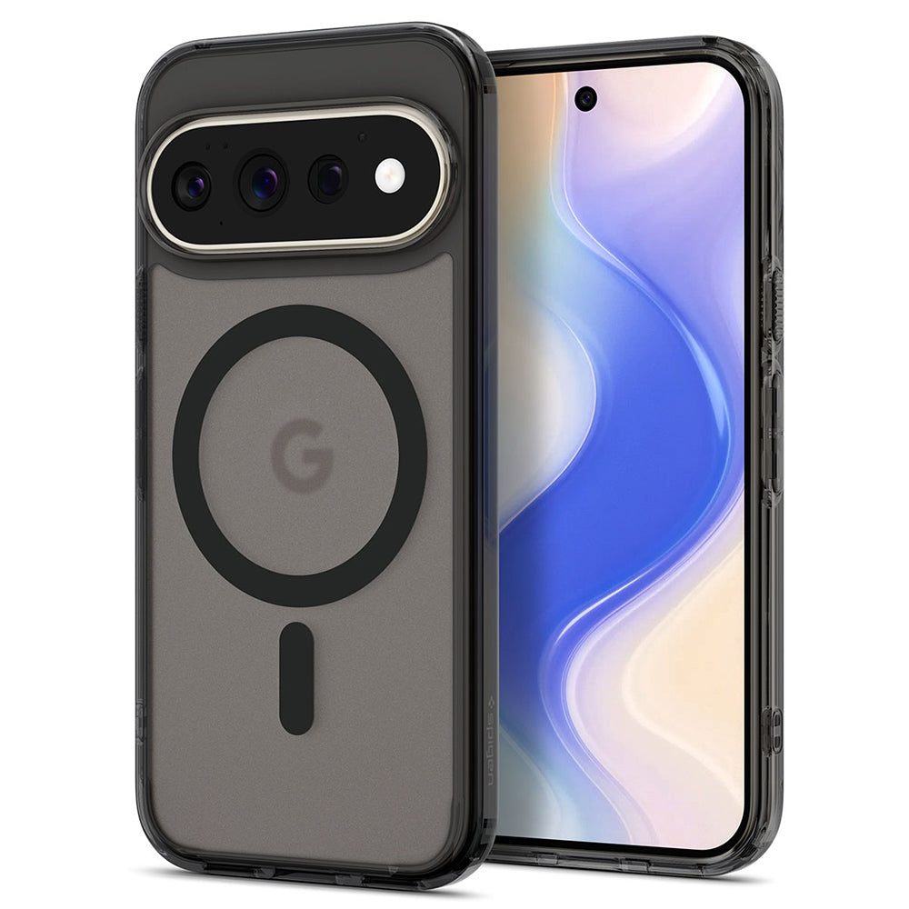 Husă Spigen Ultra Hybrid MagFit Pixel 11 Pro – Negru mat translucid (Frost Black) – imagine 9