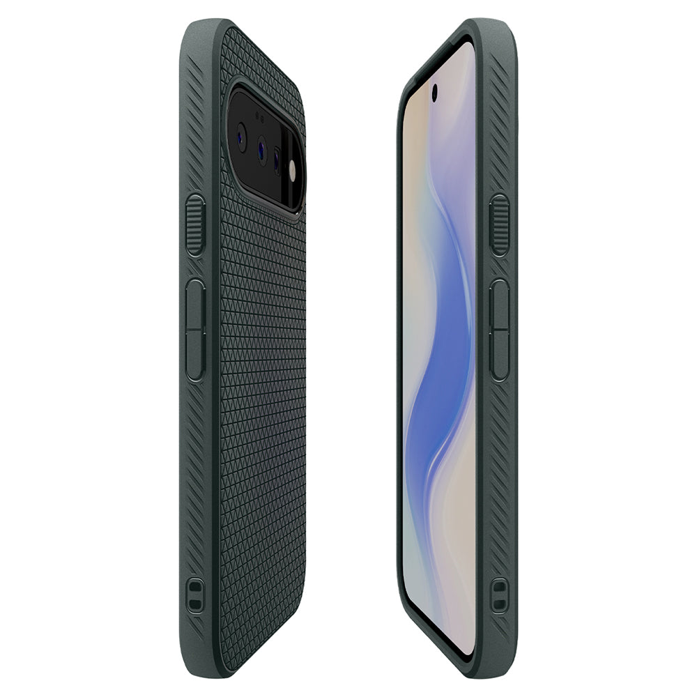 Husă Spigen Liquid Air MagFit Pixel 11 – Verde închis (Abyss Green) – imagine 12