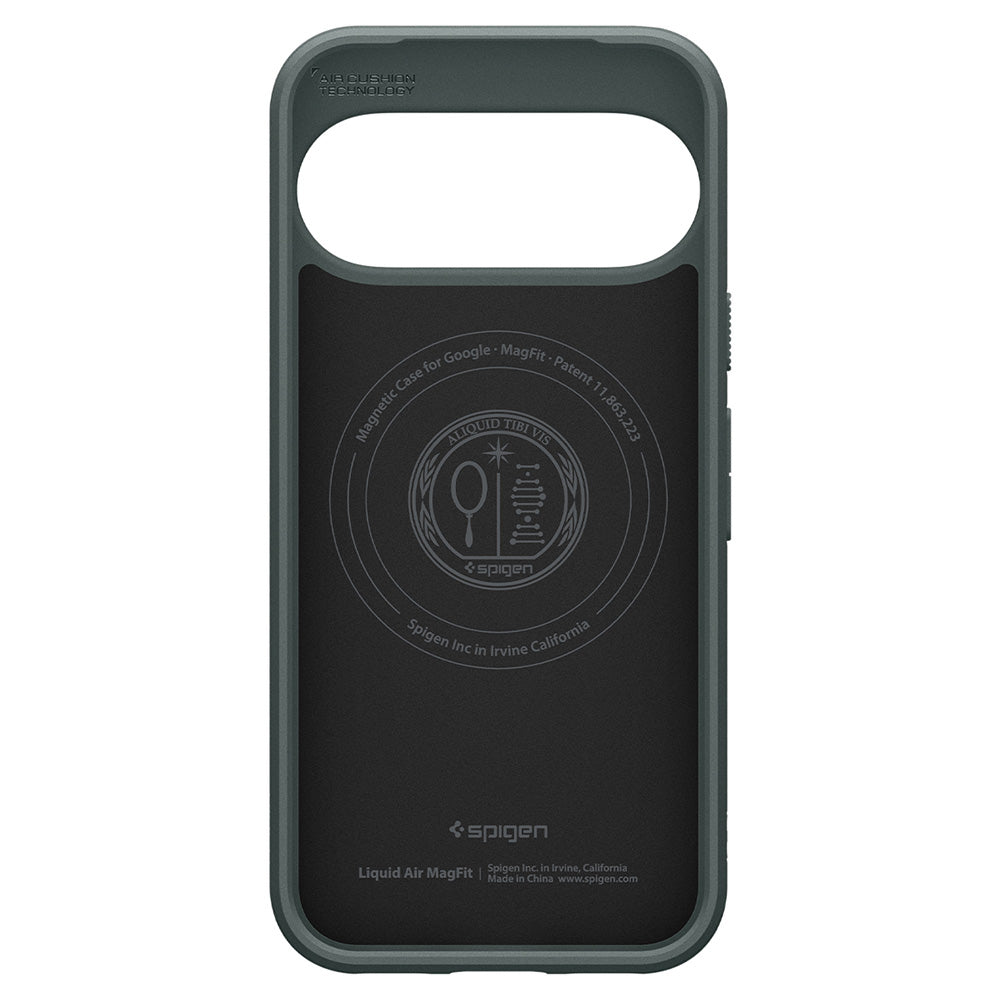 Husă Spigen Liquid Air MagFit Pixel 11 – Verde închis (Abyss Green) – imagine 11