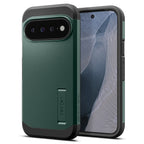 Husă Spigen Tough Armor MagFit Pixel 11 Pro XL – Verde închis (Abyss Green) – imagine 16