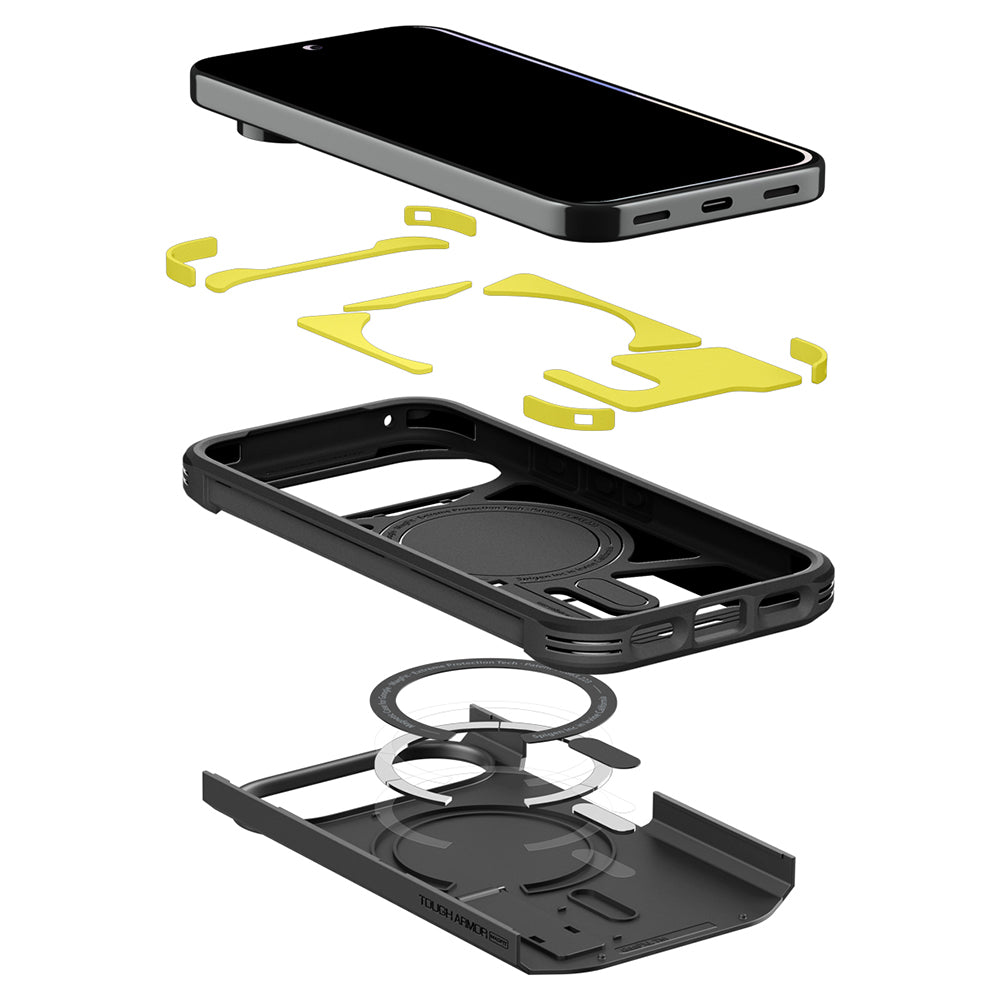 Husă Spigen Tough Armor MagFit Pixel 11 Pro XL – Negru – imagine 7