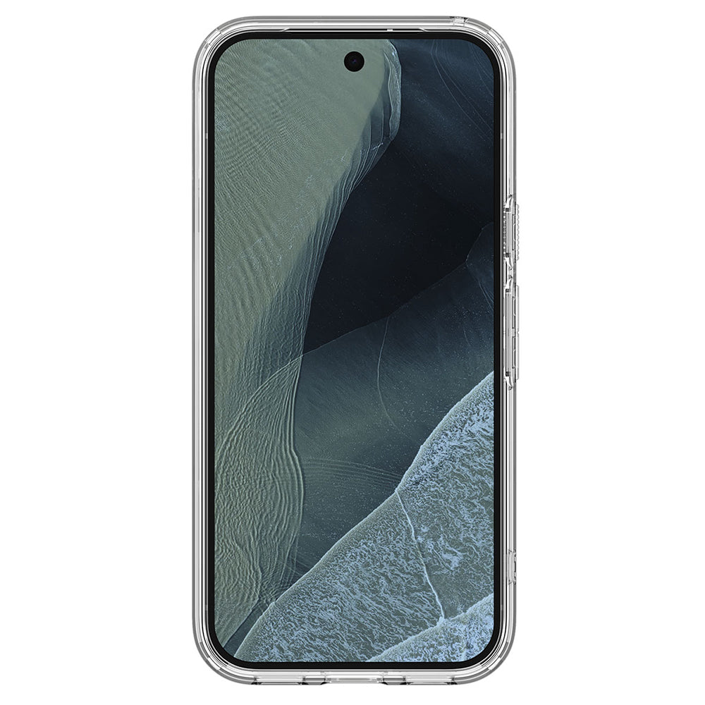 Husă Spigen Ultra Hybrid MagFit Pixel 11 Pro XL – Transparent, inel alb – imagine 4