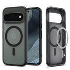 Husă Spigen Ultra Hybrid MagFit Pixel 11 Pro XL – Negru mat translucid (Frost Black) – imagine 8