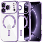 Husă transparentă Techsuit Luxury Crystal MagSafe iPhone 18 Pro – Mov deschis – imagine 7