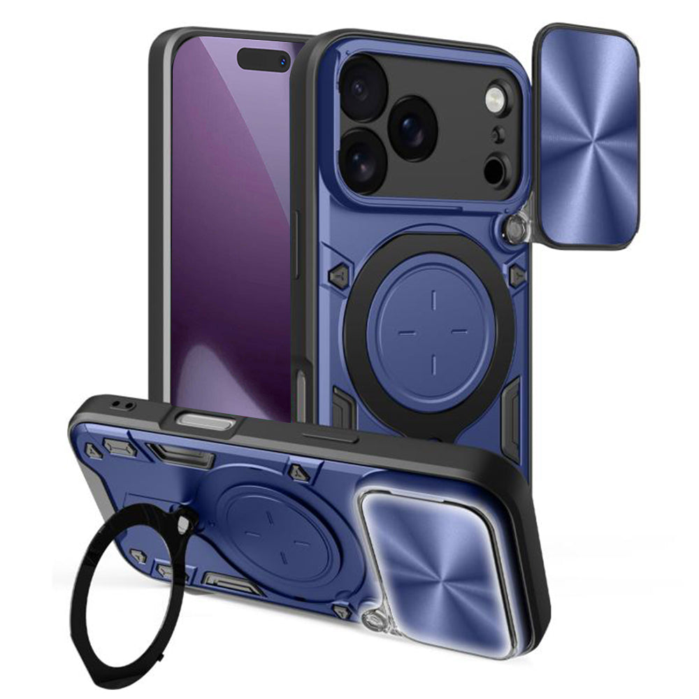 Husă Techsuit CamGuard Pro iPhone 18 Pro Max / 17 Pro Max – Albastru – imagine 4