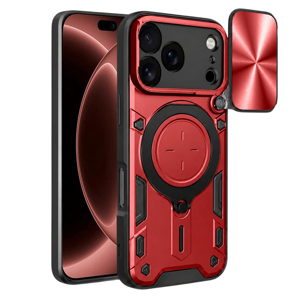 Husă Techsuit CamGuard Pro iPhone 18 Pro Max / 17 Pro Max – Roșu – imagine 1