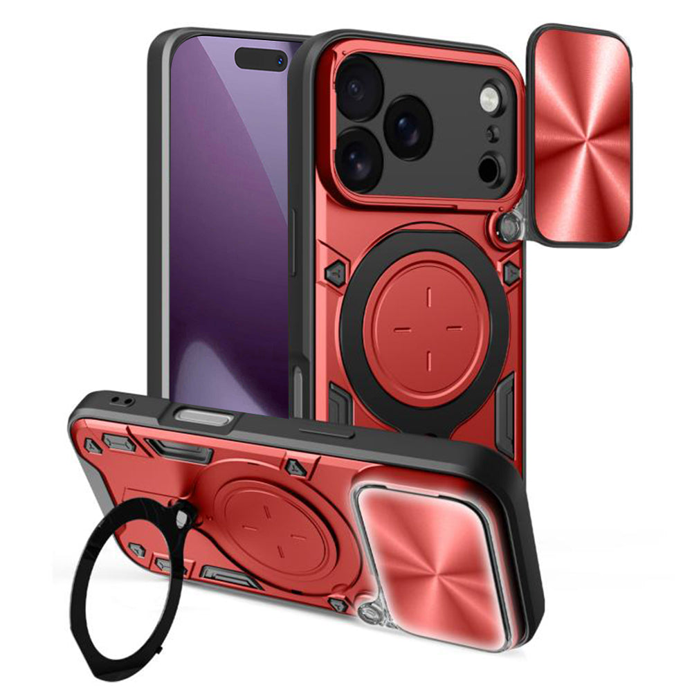 Husă Techsuit CamGuard Pro iPhone 18 Pro Max / 17 Pro Max – Roșu – imagine 2