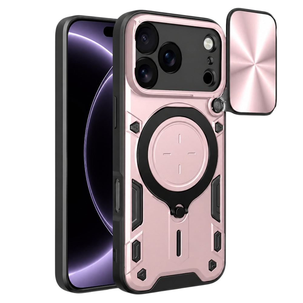 Husă Techsuit CamGuard Pro iPhone 18 Pro / 17 Pro – Auriu roz – imagine 5