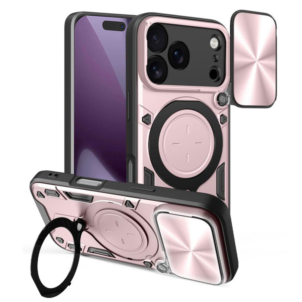 Husă Techsuit CamGuard Pro iPhone 18 Pro / 17 Pro – Auriu roz – imagine 6