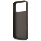 Husă Guess iPhone 17 Pro Hardcase 4G Classic Logo, maro – imagine 6