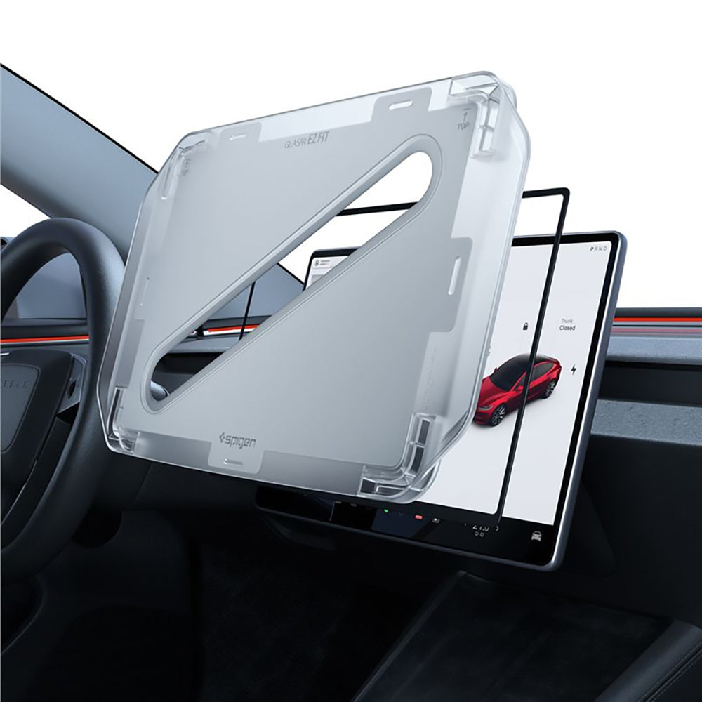Folie sticlă Spigen EZ Fit Tesla 15,4" – imagine 3