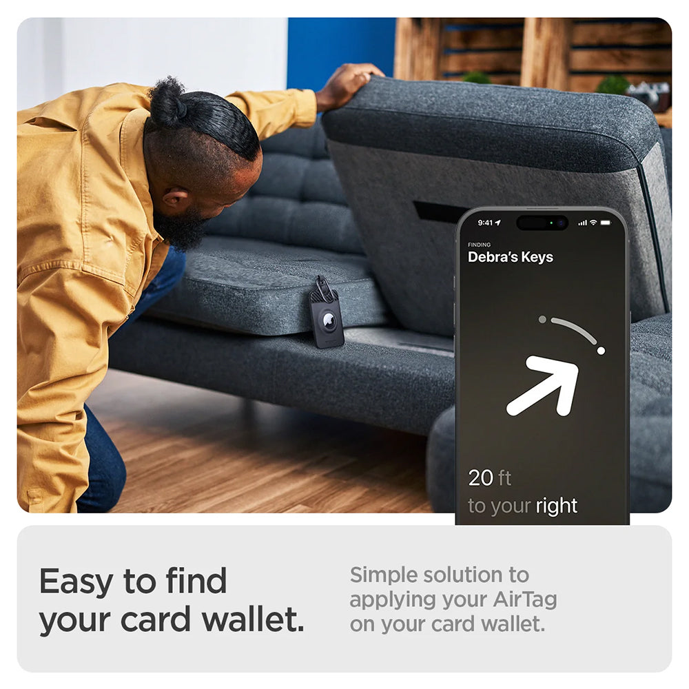 Set 2 huse Air Fit card-cheie Tesla cu AirTag – imagine 6