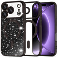 Husă Techsuit Luxury Glitter MagSafe iPhone 18 Pro / 17 Pro – Negru – imagine 1