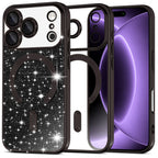 Husă Techsuit Luxury Glitter MagSafe iPhone 18 Pro / 17 Pro – Negru – imagine 1