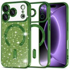 Husă Techsuit Luxury Glitter MagSafe iPhone 18 Pro / 17 Pro – Verde închis – imagine 8