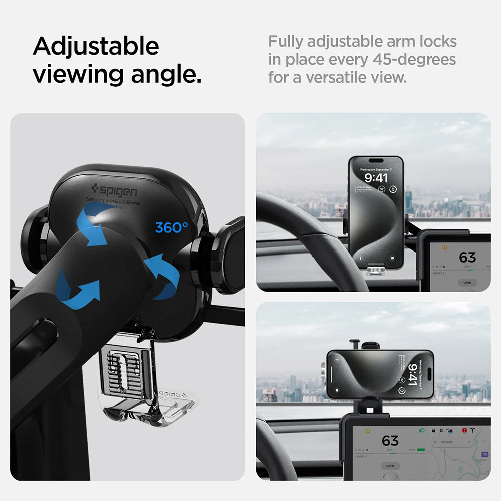 Suport Spigen Tap Lock Tesla – imagine 4