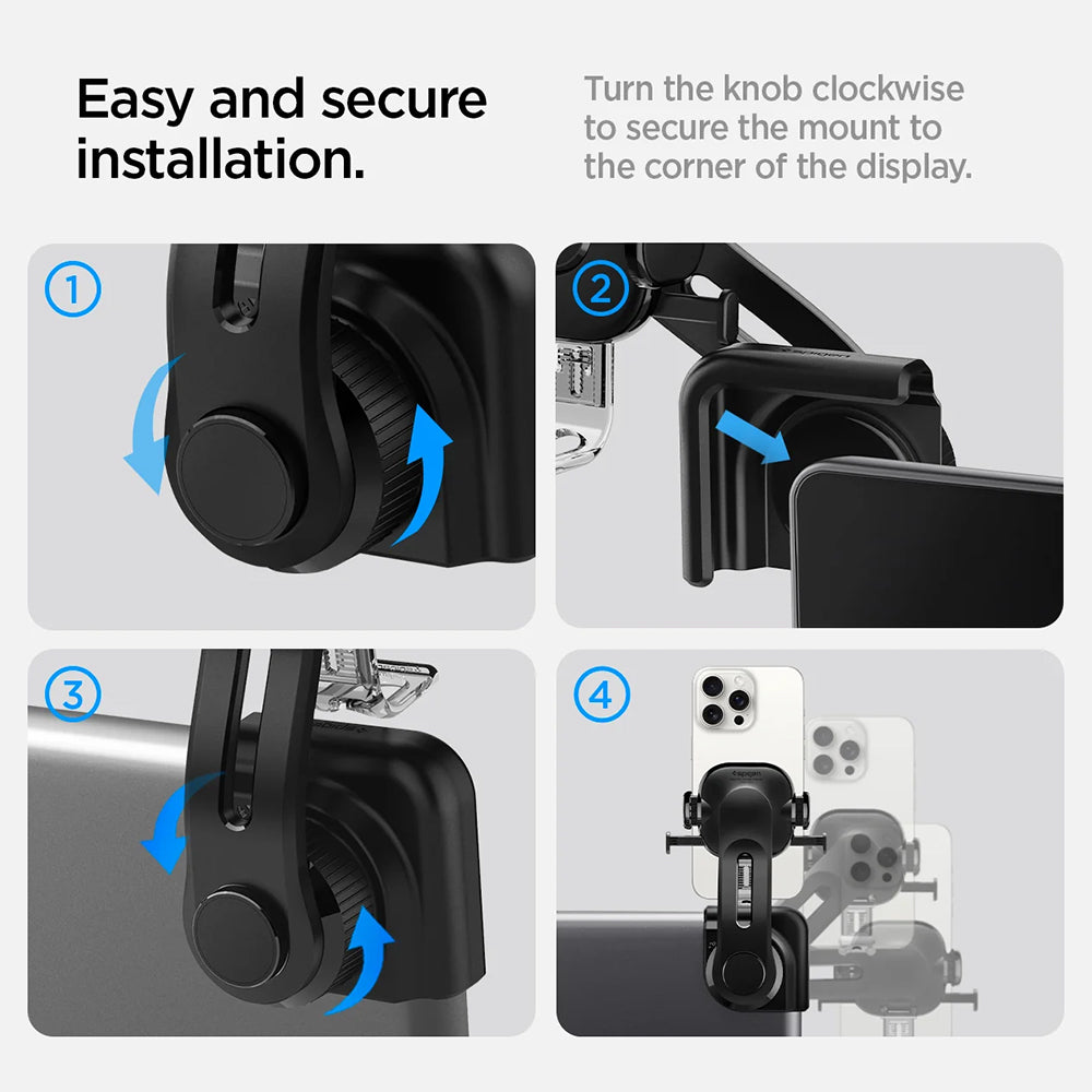 Suport Spigen Tap Lock Tesla – imagine 2
