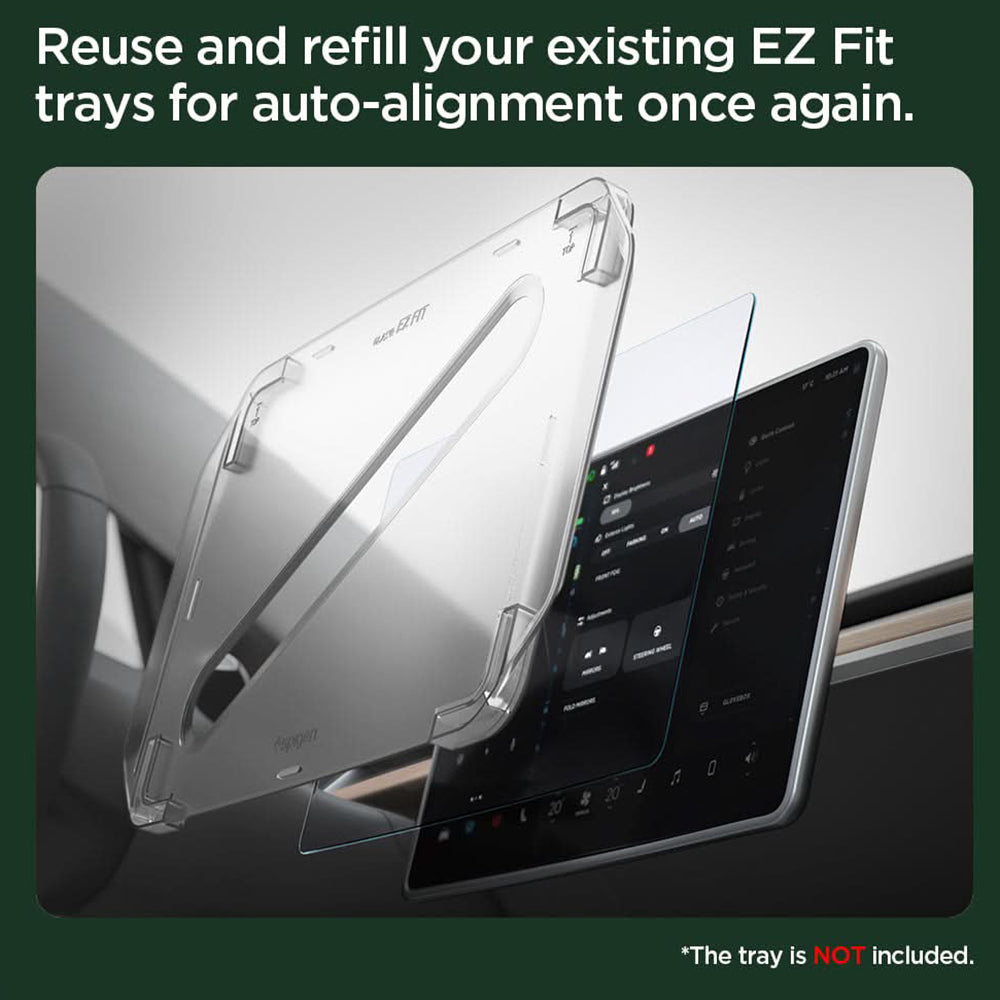 Folie sticlă mată Spigen EZ Fit refill Tesla 15" – imagine 5