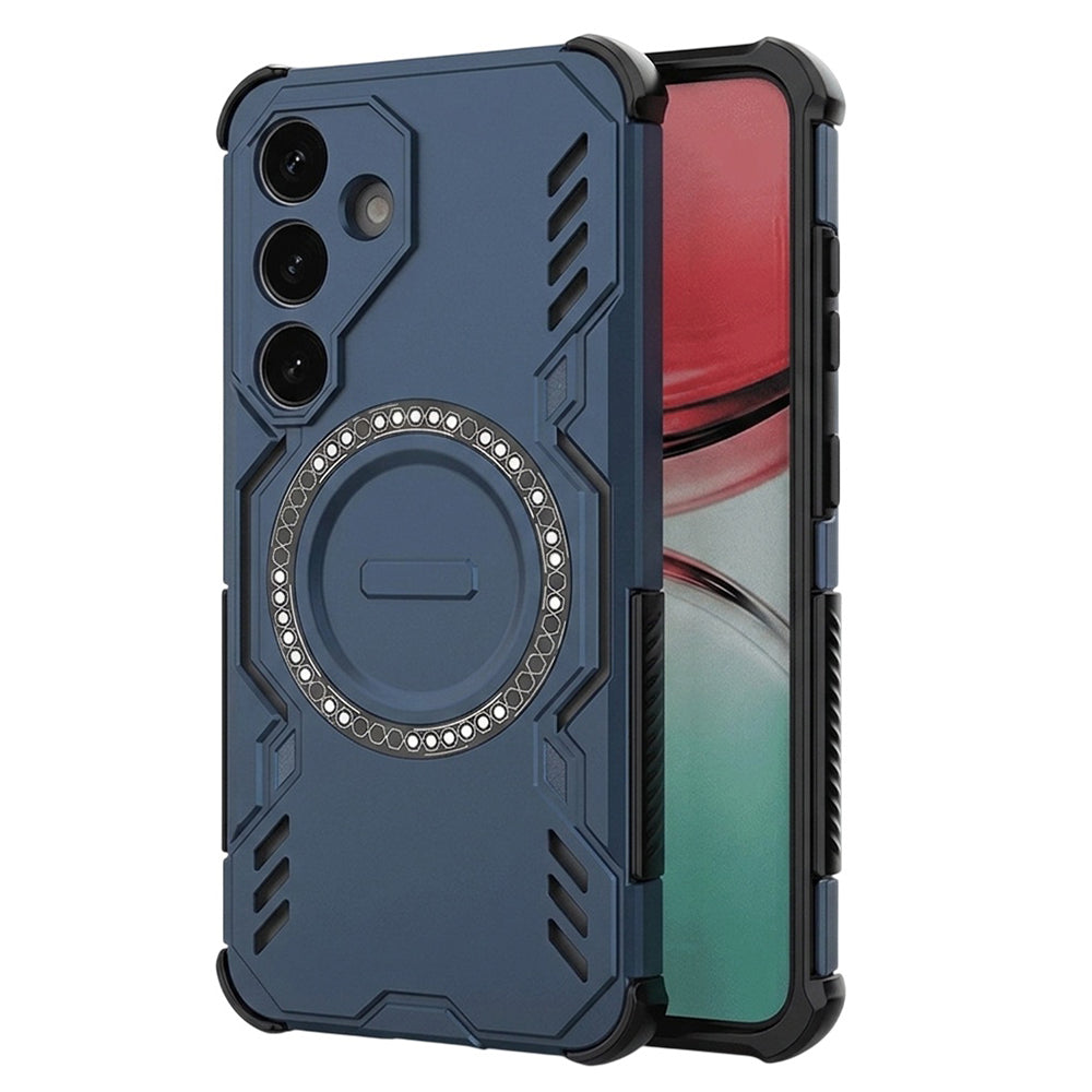 Husă Techsuit ArmorMag MagSafe Galaxy S25 FE – Albastru – imagine 6