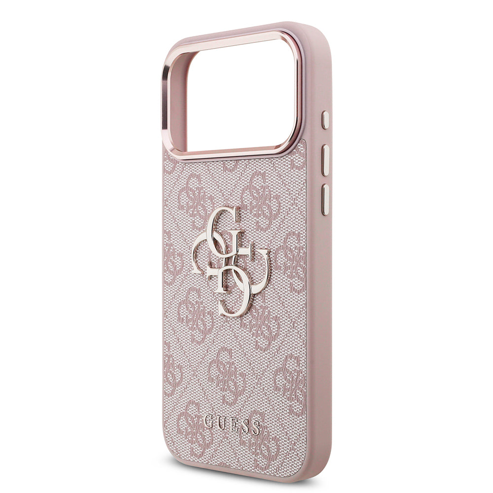 Husă Guess iPhone 17 Pro Hardcase 4G Big Classic Logo, roz – imagine 5