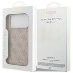 Husă Guess iPhone 17 Pro Hardcase 4G Big Classic Logo, roz – imagine 7