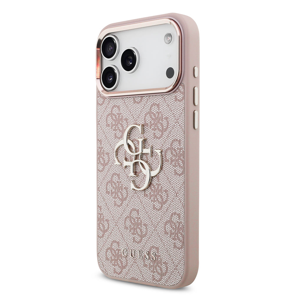 Husă Guess iPhone 17 Pro Hardcase 4G Big Classic Logo, roz – imagine 2