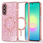 Husă Techsuit Luxury Glitter MagSafe Galaxy A27 5G – Auriu roz – imagine 8