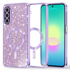 Husă Techsuit Luxury Glitter MagSafe Galaxy A27 5G – Mov deschis – imagine 5