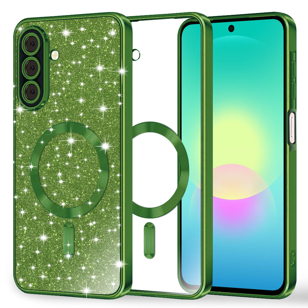Husă Techsuit Luxury Glitter MagSafe Galaxy A27 5G – Verde închis – imagine 11
