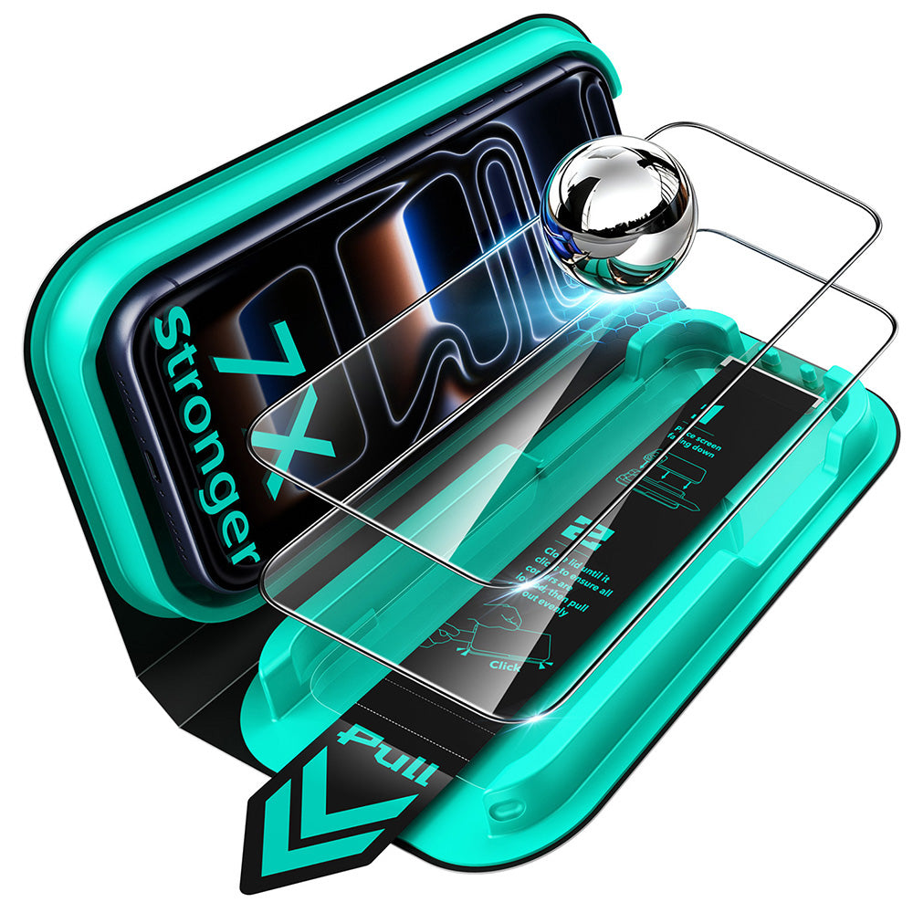 Folie sticlă ESR Armorite iPhone 18 Pro Max / 17 Pro Max, 2 buc. – imagine 1 din 5