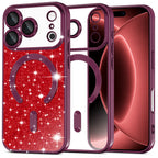 Husă Techsuit Luxury Glitter MagSafe iPhone 18 Pro Max / 17 Pro Max – Vișiniu – imagine 9