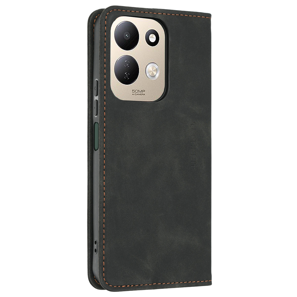 Husă Xiaomi Redmi 17 4G / Redmi 17 5G flip Techsuit Confy Cover, negru – imagine 3