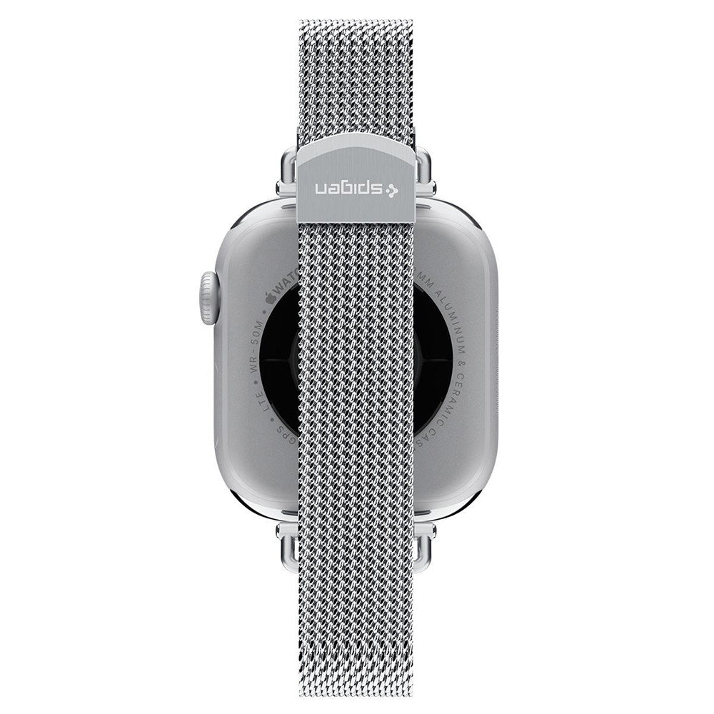 Curea din oțel inoxidabil Spigen WBM4, plasă cu închidere magnetică Apple Watch 38 / 40 / 41 / 42 mm – imagine 4
