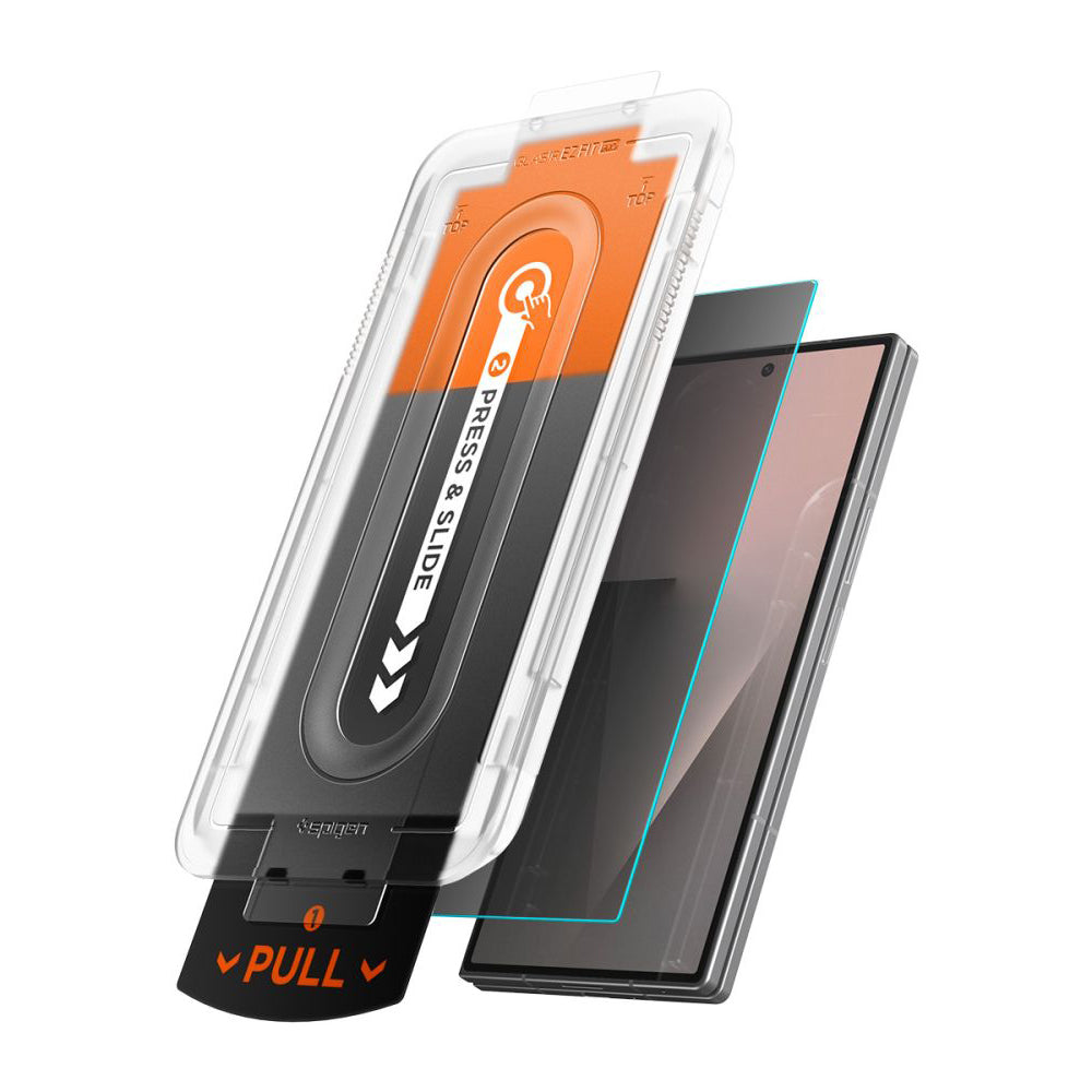 Folie de sticlă privacy Spigen Glas.tR EZ Fit Pro HD pentru Samsung Galaxy Z Fold7 / Z Fold8 Ultra – 2 folii – imagine 10